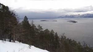 постер - Вид на архипелаг Ушканьи острова